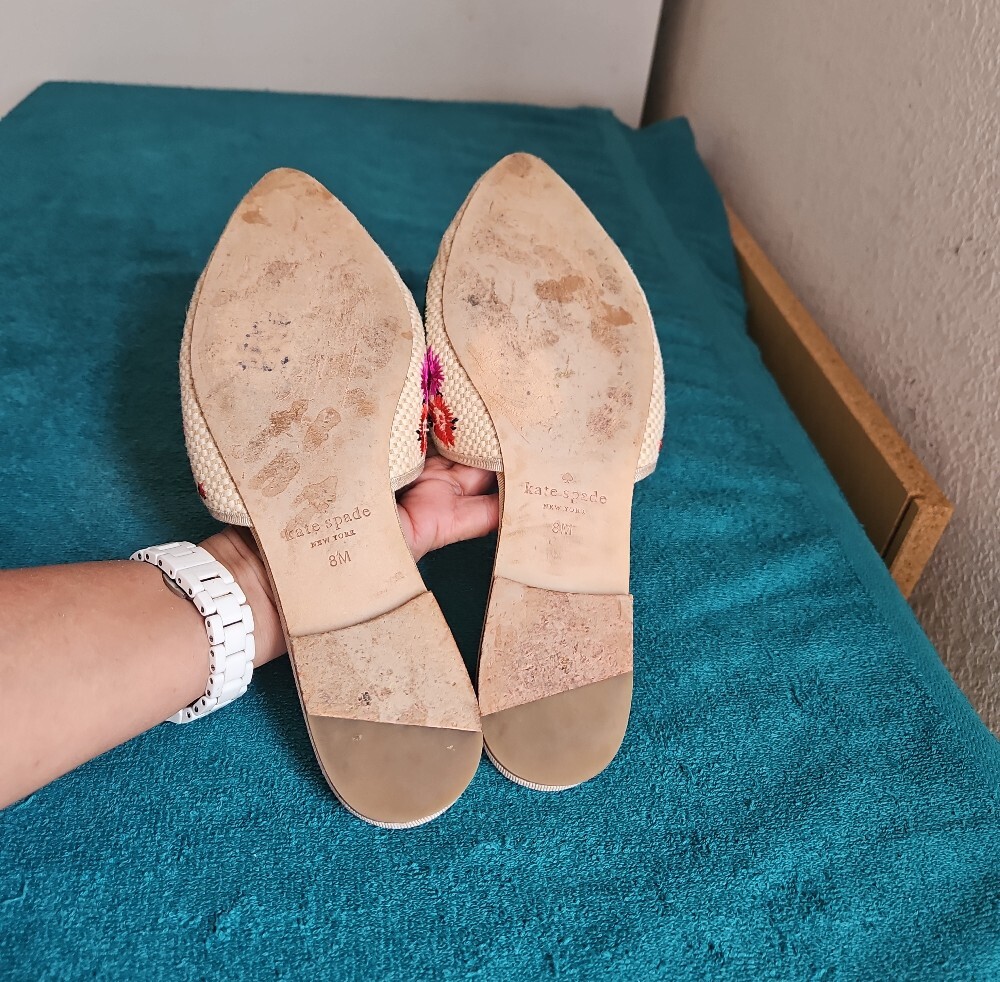 Kate Spade New York Monteclair Embroidered Mule Size 8 Women - Picture 6 of 7